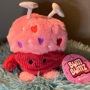BRAND NEW BUM BUMZ VALENTINES DAY EDITION CUPCAKE4.5”! NWT. SMOKE FREE HOME!